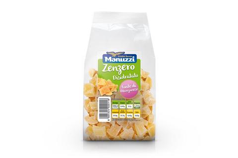 Dehydrated ginger dices