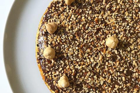 Cheesecake bacio con nocciole