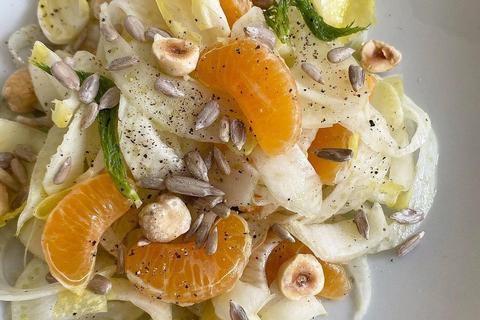 Insalata di finocchi e nocciole