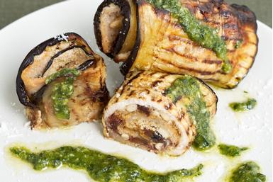 Involtini di melanzane e pesce spada 