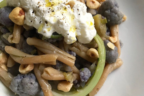 Caserecce con cavolfiore e nocciole Manuzzi