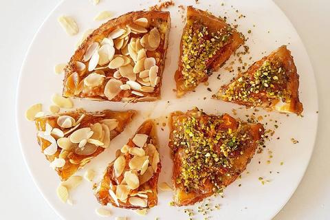 Crostata pistacchi e mandorle